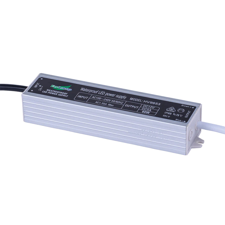 12v DC 60w Constant Voltage Weatherproof LED Driver IP66