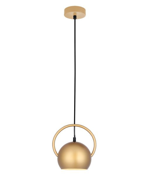 Bella3 1 Light Pendant Matt Gold