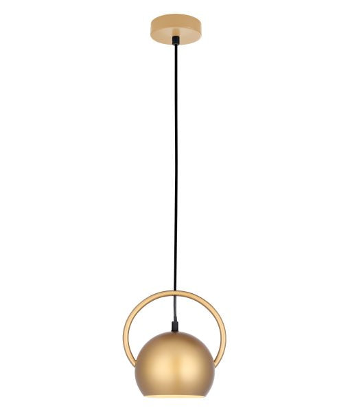 Bella3 1 Light Pendant Matt Gold - G62
