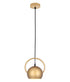 Bella3 1 Light Pendant Matt Gold - G62