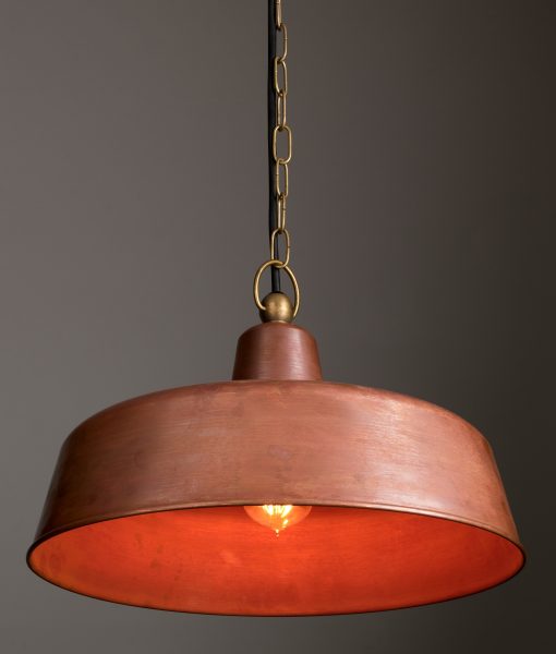 Deksel 03 Interior Pendant Matt Aged Copper IP23