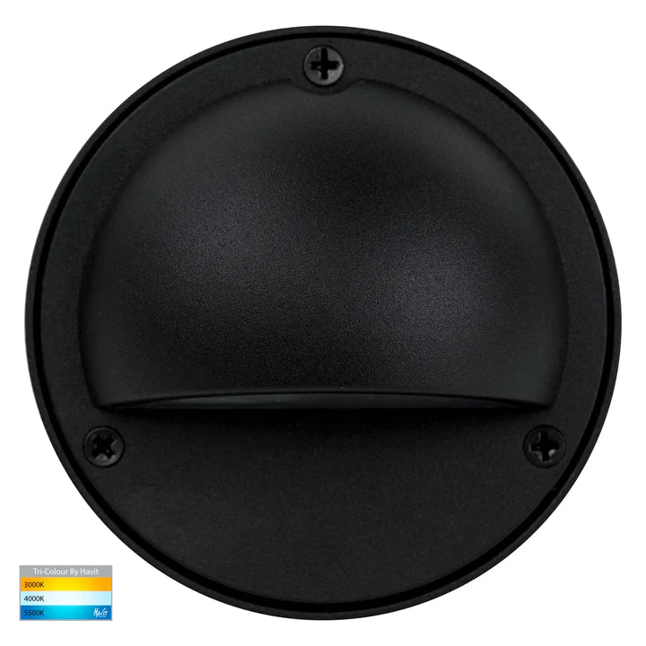 Pinta Black Surface Mounted Eyelid Step Light 12v G9 K102