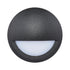 Nava Black Surface Mounted Eyelid Step Light Built In 5w 3000k 240v K106