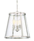 Lauren 3 Light Pendant 48cm Nickel