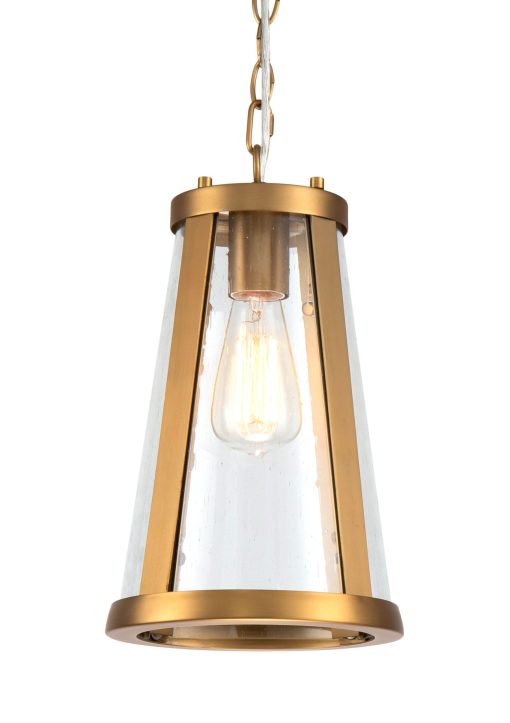 Lauren 1 Light Pendant Small 20cm Gold
