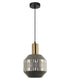 Maraca5 1 Light Glass Jar Pendant Matt Gold