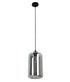 Mason3 1 Light Pendant Smoked Glass Oblong - G62