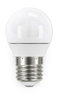5W Cool White Fancy Round LED Opal Dimmable 4000K E27