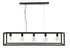 Devon Black 5 Light Rectangle Pendant - H72