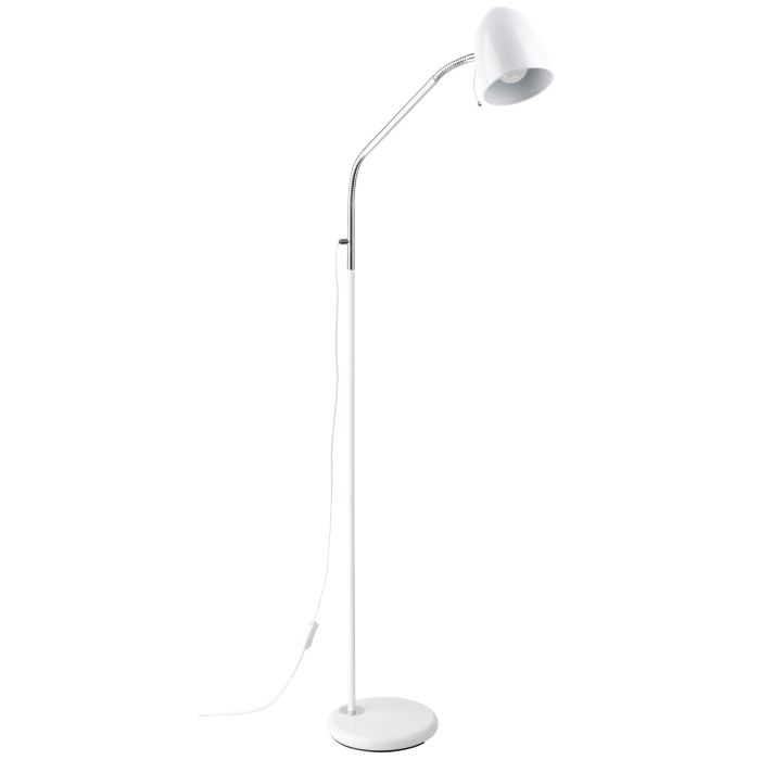 Lara White 1 Light Floor Lamp