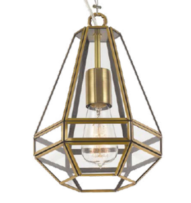 Espada 20 Antique Brass Pendant