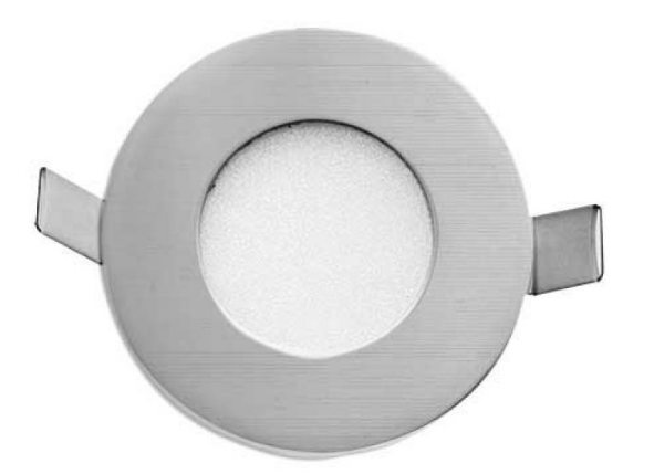 Stow Round Down/ Wall Light 3w Nickel 5000k - Y61