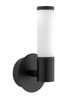 Palmera 1 Wall Light 4.5w LED 3000k Matt Black/ Opal IP44 - X49