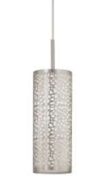 Almera Satin Nickel/Opal Glass 1 Light Pendant