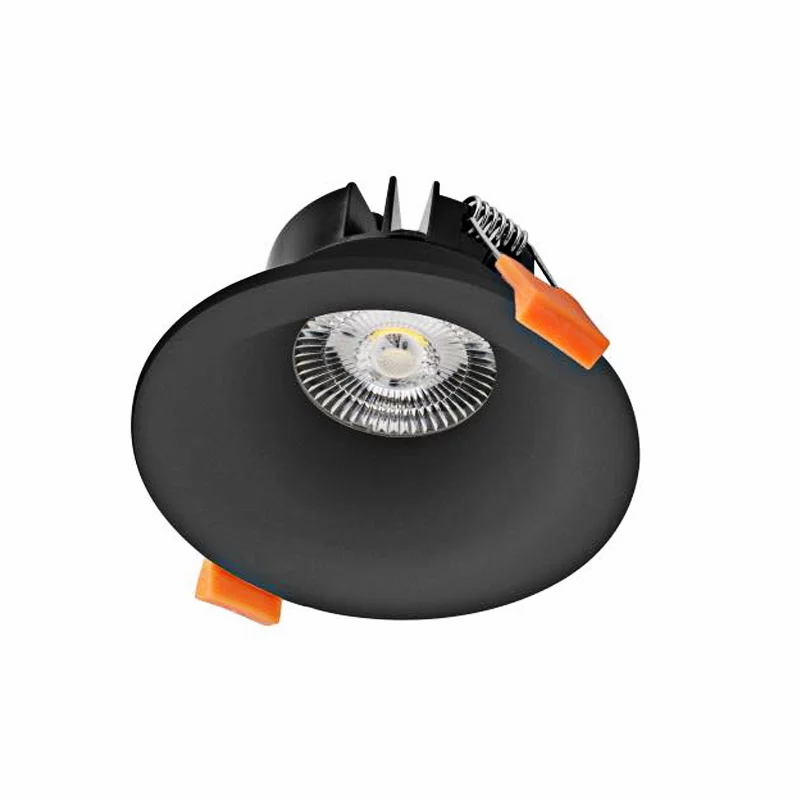 10w Low Glare Downlight Tri Colour Black IP54  - X53
