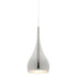 Aero 1 Light Satin Chrome Metal Pendant - C26