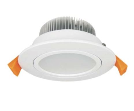 Satin Chrome 15W Gimble Tri Colour Downlight  - X53