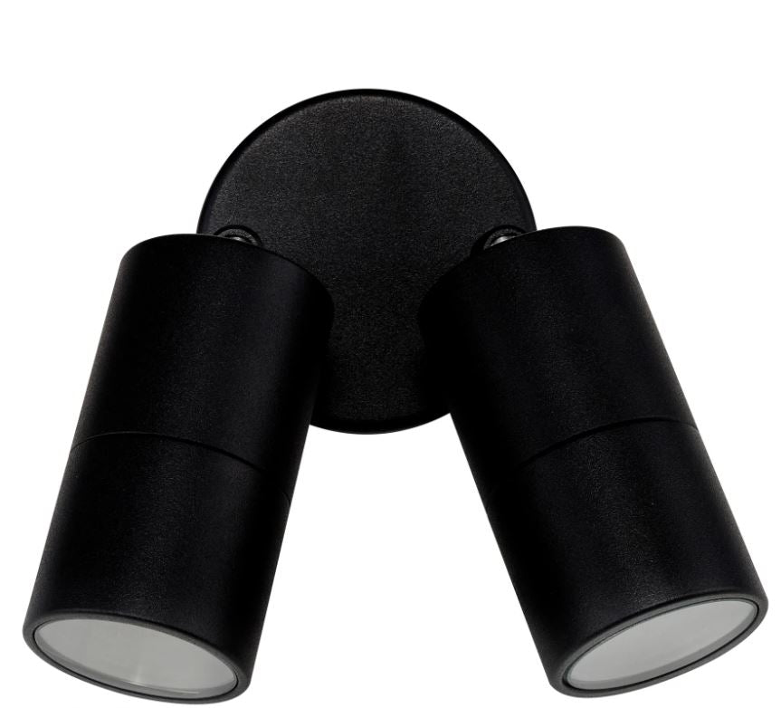 Tivah Black Double Adjustable Spot Tri Colour GU10