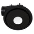 Emeline-II LED 240 Round Black Exhaust Fan and Light- Z28