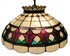 Leadlight Pendant 16' Red/Cream - E41