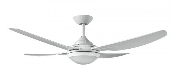 Royale II - 52' White Fan and Light LED 18W Indoor/Covered Outdoor