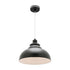 Risto 1 Light Pendant Black - C26