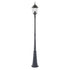 Yarra 1 Light Exterior Post and Post Top Black L116