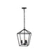 York Small 3 Light Pendant D30