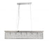 Bion 6 Light Long Crystal/Chrome Pendant