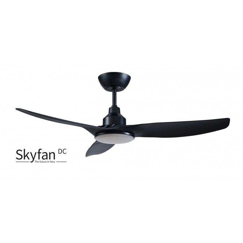 Skyfan DC 48' Black Fan and Light LED 20w Tri Colour