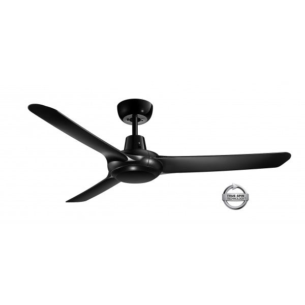 Spyda - 50' Black Fan Only 3 Blade Indoor/Outdoor/Coastal