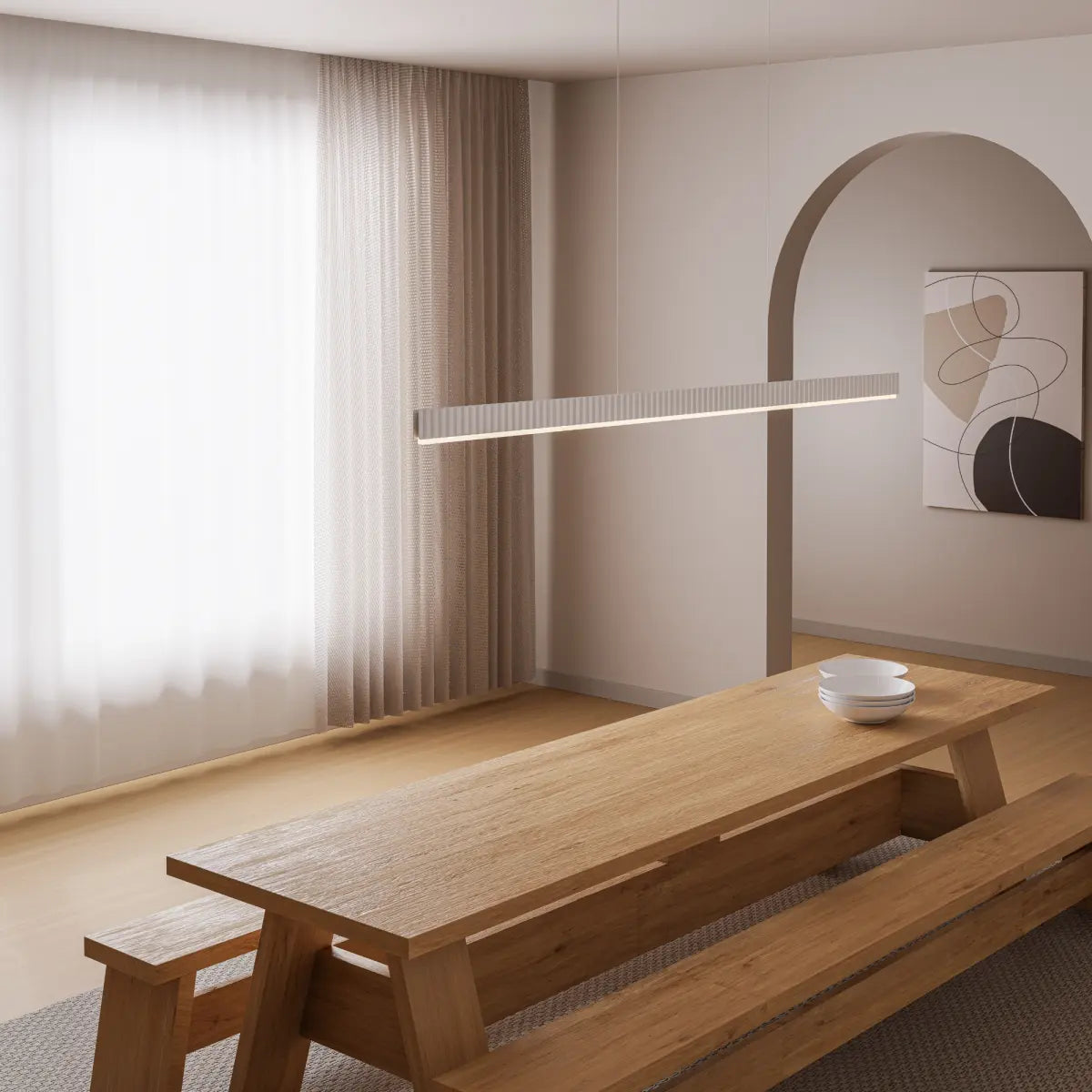 PRINIA | White LED Pendant