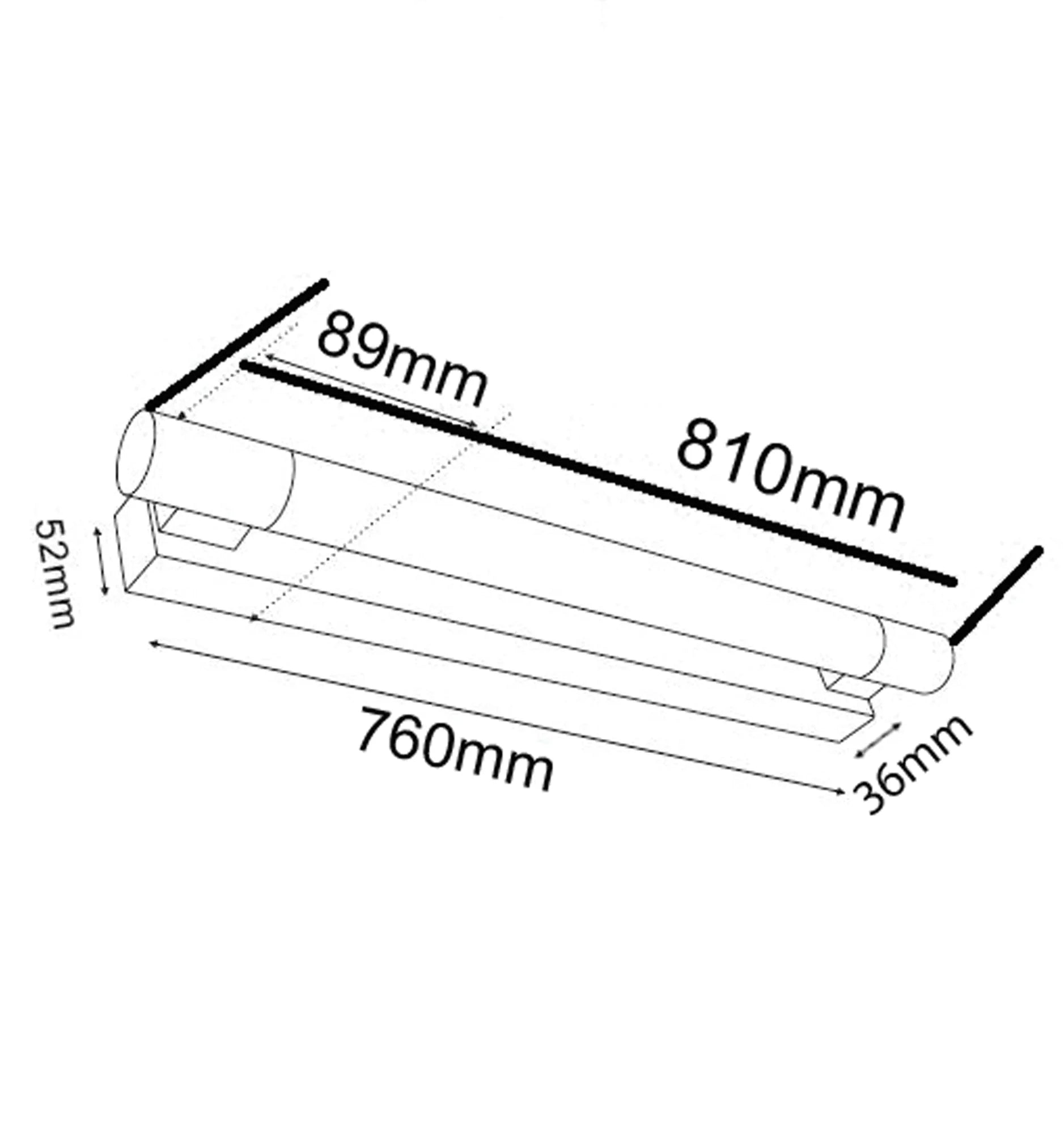 Vanity-2 890mm Vanity Light Cool White 19.2w