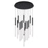 RHEA | Black LED Pendant with 14 Lights