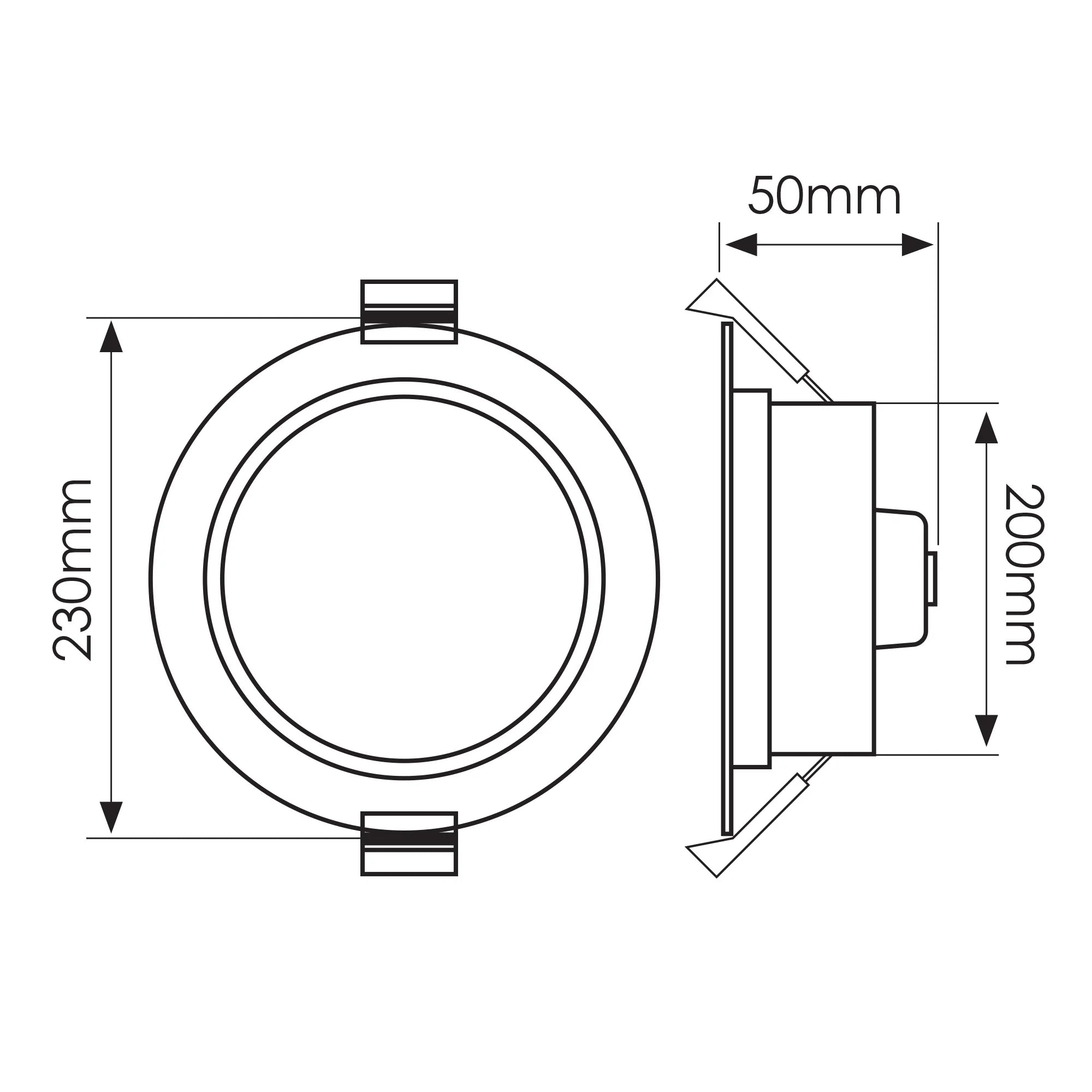 TRENTON 30W DOWNLIGHT TC