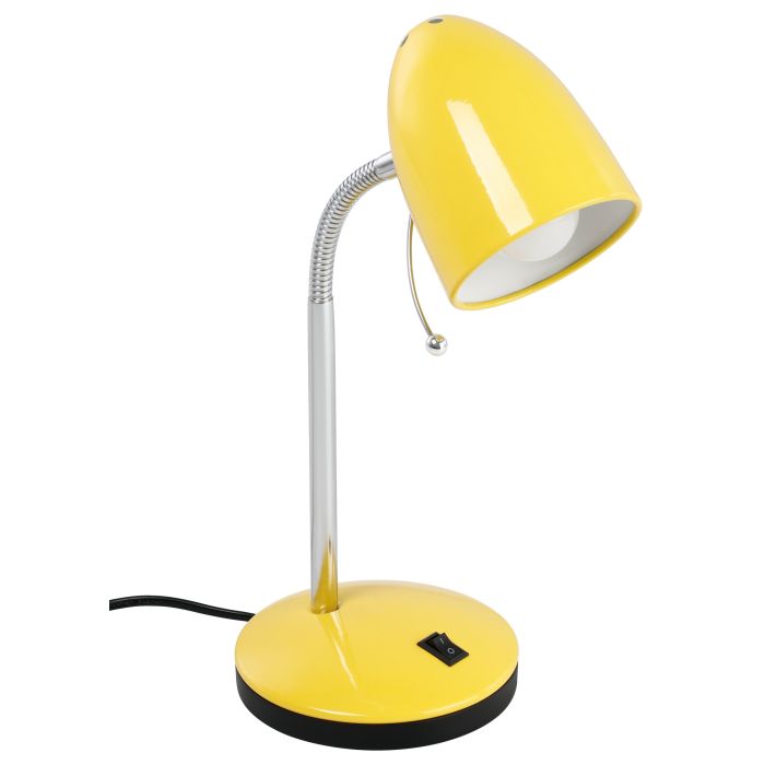 Lara Yellow 1 Light Task/Table Lamp