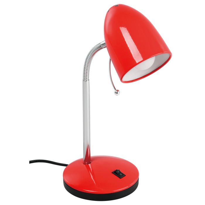 Lara Red 1 Light Task/Table Lamp