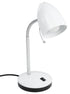 Lara White 1 Light Task/Table Lamp