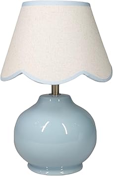Bibury Table Lamp Blue Ceramic Base