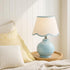 Bibury Table Lamp Blue Ceramic Base
