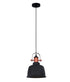 Black/ Copper Bell Pendant - G62
