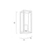 ARZANO | Antique Brass Exterior Wall Light - Small