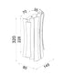 BAGOTA | White LED Wall Light