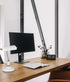 BANCA | White Bankers Table Lamp