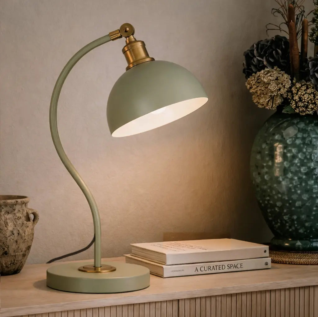 BREVIK | Green Table Lamp
