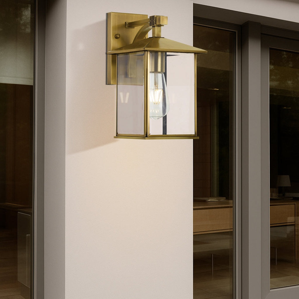 COBY | Solid Brass Exterior Wall Light