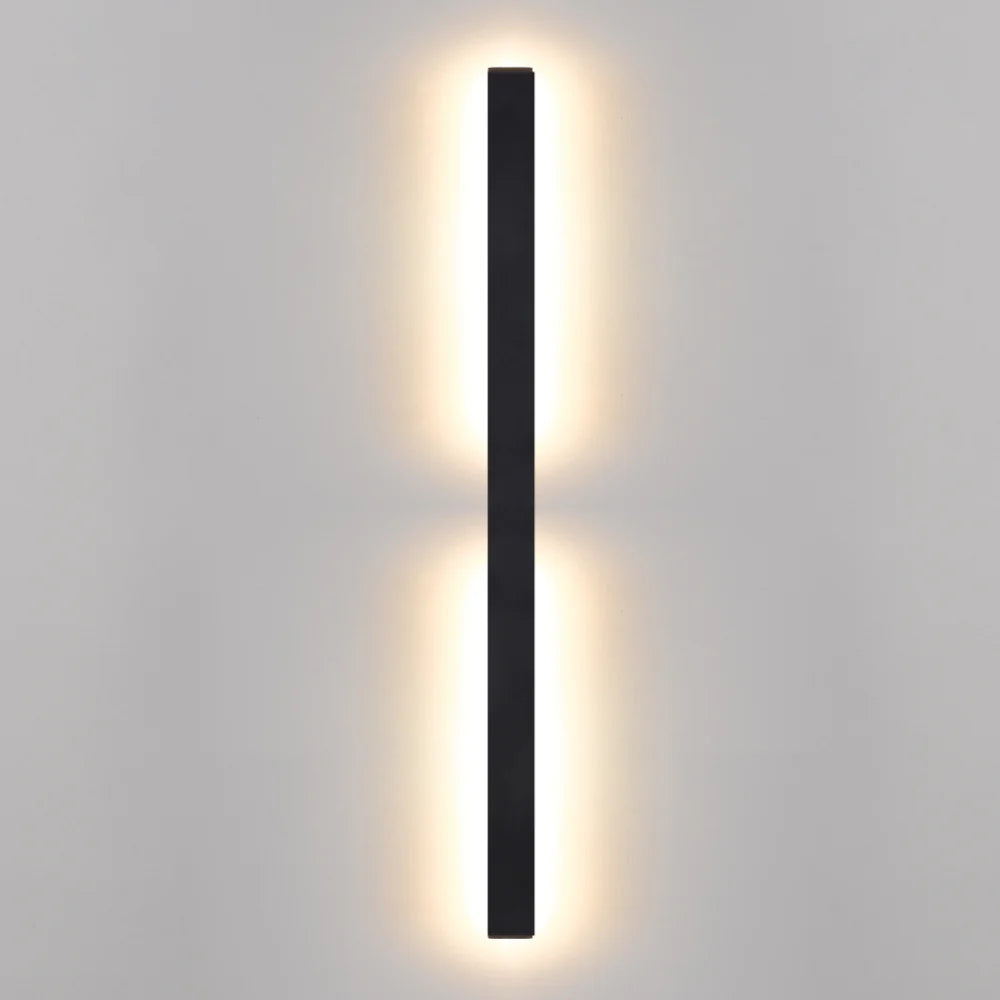 EBIZA | Black LED Outdoor Wall Light