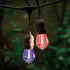 Festoon kit 10xE27 Multi-Colour 12V BLK Hanging