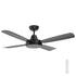 Nemoi Lite 48' Ceiling Fan Black