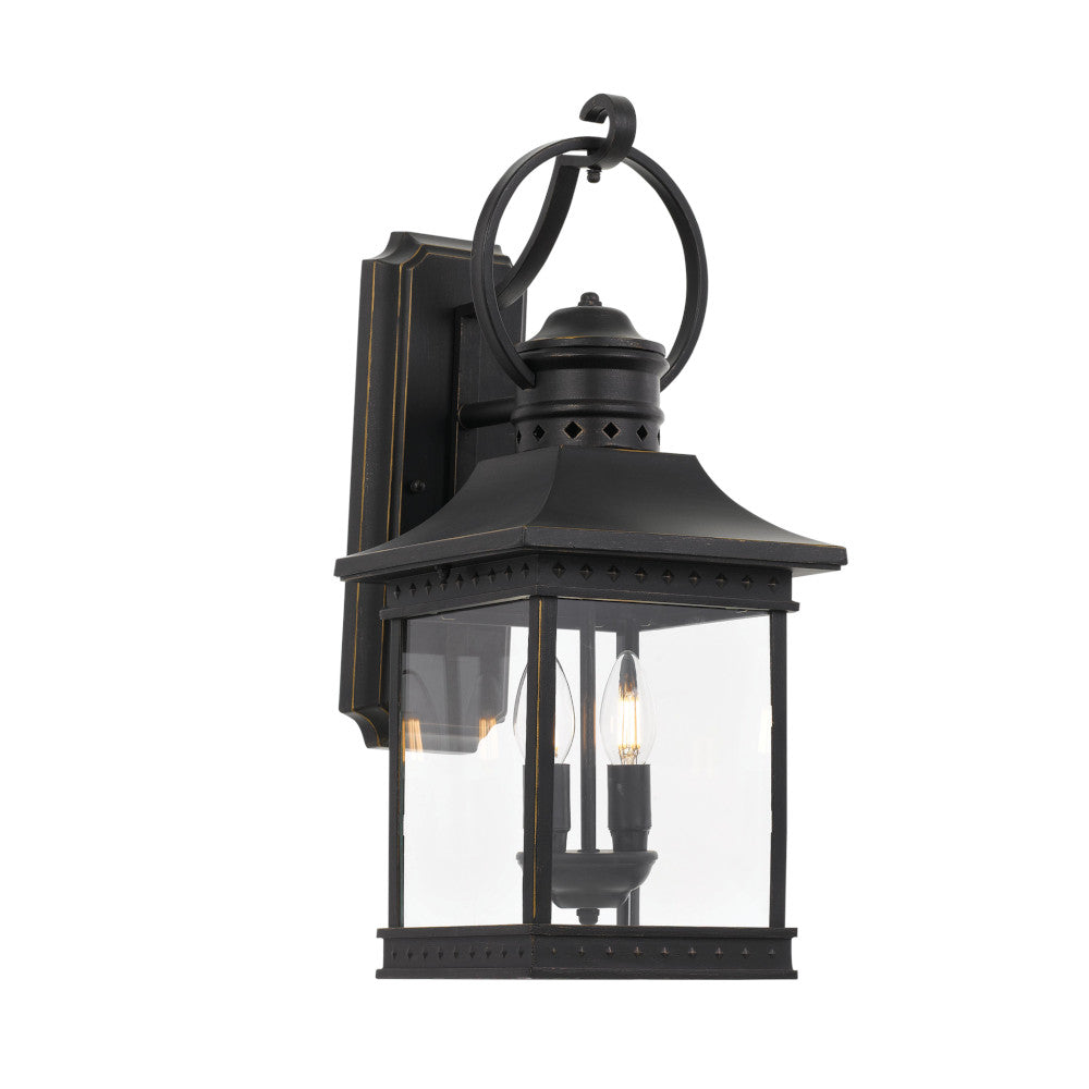 FERGUS | Black Exterior Wall Light